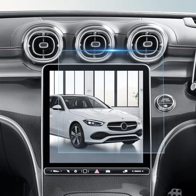 Matte Screen Protector voor Mercedes-Benz C-Class W206 & GLC X254 2021-2025, 11.9 Inch Navigatiebescherming, Anti-reflectie, Vingerafdrukbestendig, Gehard Glas