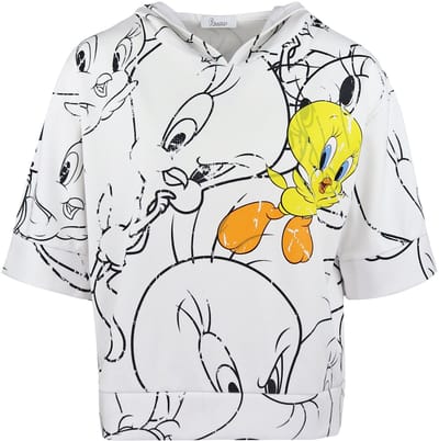 Princess goes Hollywood - witte Tweety hoodie - maat S