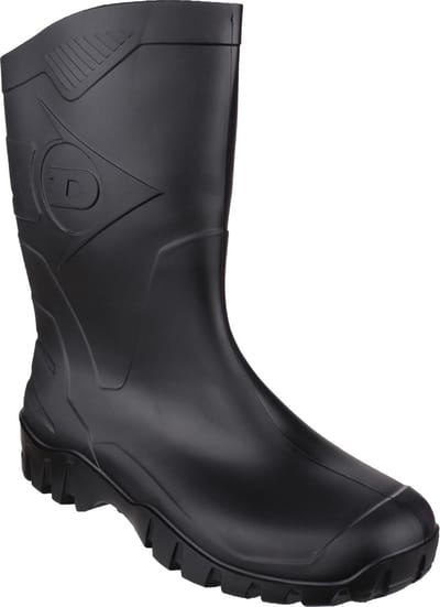 Dunlop Dee rubberen kuitlaarzen - Zwart - Maat 37