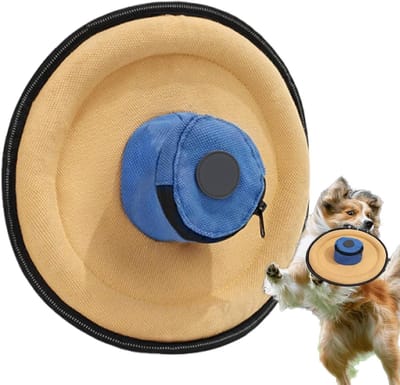 Hondenspeelgoed Vliegende Schijf - Honden Frisbee Canvas - Buitenspellen Trainen - Met Snackzak - Niet Gespecificeerd - Niet Gespecificeerd