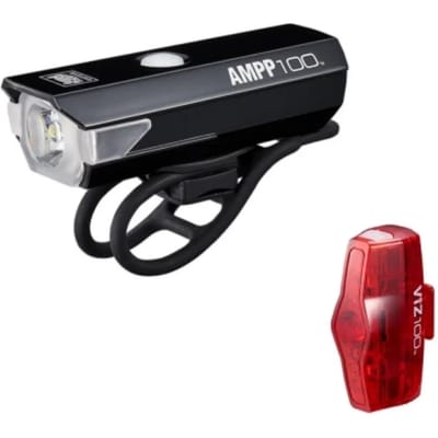 fietsverlichting voor en achter Cateye Ampp 100 & Viz 100