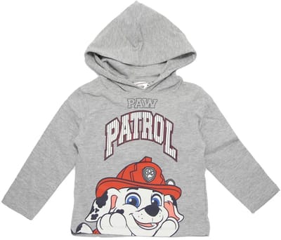 Paw Patrol Longsleeve Hoodie - Maat 98 - Marshall Shirt met Capuchon - Grijs