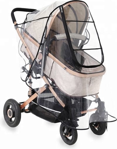 Achilles® Universele Regenhoes Kinderwagen – Buggy Hoes Universeel – Tegen Regen & Miezer