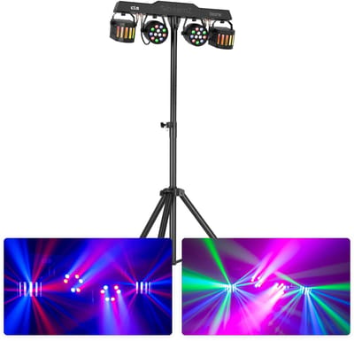 Feestverlichting op statief - BeamZ CLS Kore Partybar - Discolampen - DMX en muziekmodus