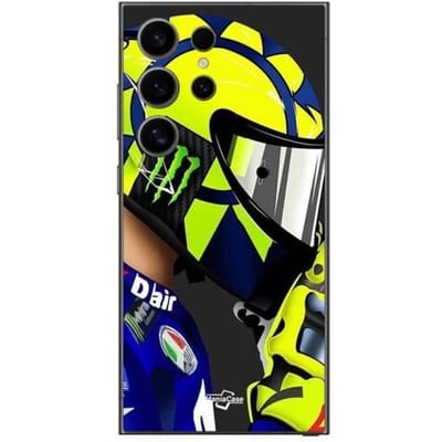 Coque - Valentino Rossi - Samsung Galaxy S24 Ultra - Souple - Noir - MotoGP Helmet