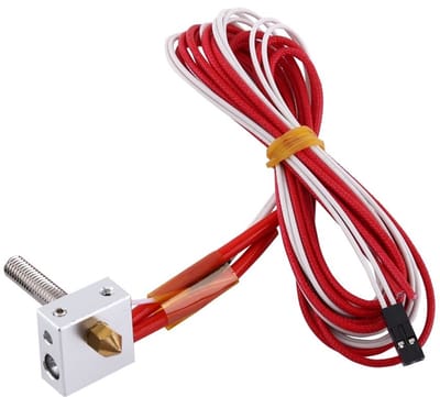 Dailygoody - Hot End Kit - 3D-printeraccessoires - Gemakkelijk te monteren - 0,4 mm mondstuk - Geschikt voor RapRep i3 - Hoogwaardige pre...