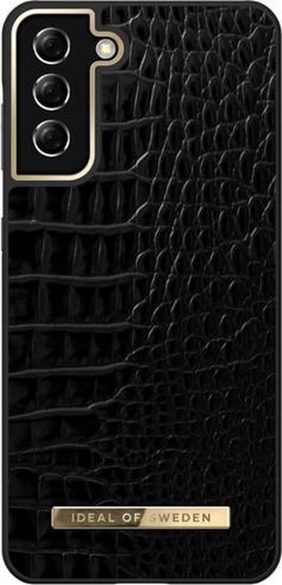 ideal of sweden atelier case introductory geschikt voor samsung galaxy s21+ neo noir croco