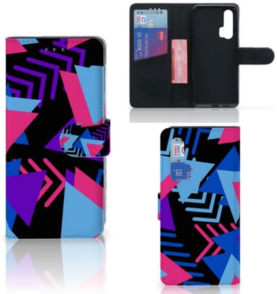Boekhoesje voor Honor 20 Pro Book Case Funky Triangle