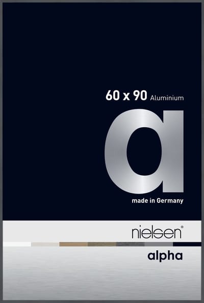 Nielsen Alpha Aluminium Wissellijst Glossy Dark Grey 60x90cm
