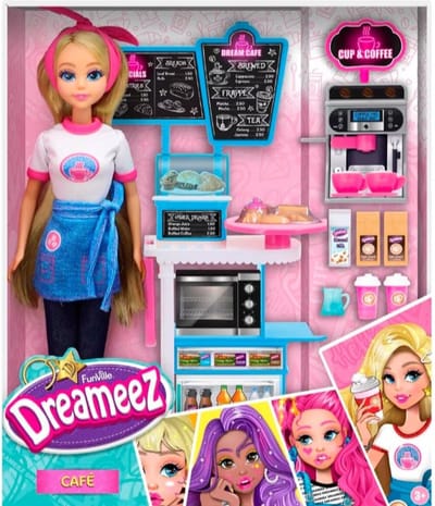 Dreameez (barbie)Pop in het Café
