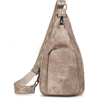 High-end Retro Modieuze Borsttas voor Dames In Zomerreizen Kleine Rugzak Veelzijdig Licht Eénschouder Crossbody Tas kaki