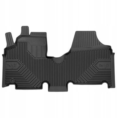 Frogum - No.77 - Automatten 3D - Geschikt voor FIAT Scudo II (2006-2016) - 1-delig (Volledige breedte) - Voor weloervloerbedekking - TPE Rubber - Zwart