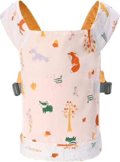 Babypopdraagzak voor kinderen - Verstelbare knuffeldrager voor meisjes, voor en achter te dragen