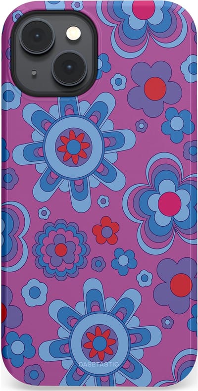 Casetastic Hoesje Geschikt voor Apple iPhone 14 Magsafe - Stijlvolle Beschermende Duo-layer Case - Retro relax