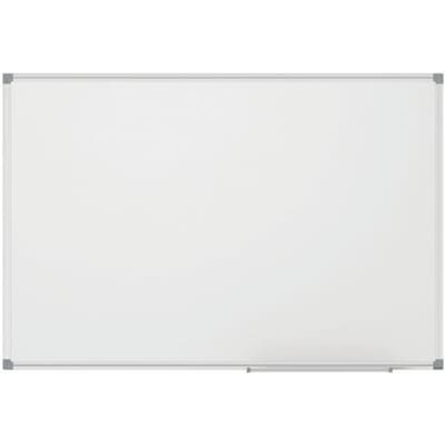 Whiteboard MAULstandard, Emaille (b x h) 120 cm x 90 cm Wit Emaille coating Incl. opbergbakje, Horizontaal- of verticaalformaat