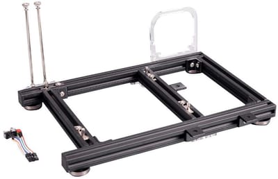 Dailygoods- Computer Behuizing Open Frame - Aluminiumlegering - ATX/ITX Ondersteuning - Lichtgewicht - Duurzaam - Eenvoudige Montage - Pc Kast
