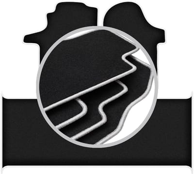 CARLUX-SILVER automatten voor: Mercedes Vito W447 bestelbus (2014-)