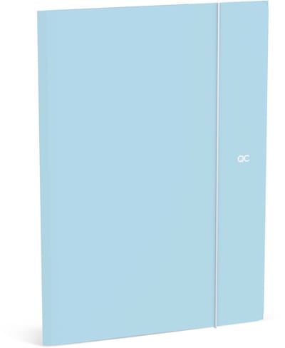 QC COLOUR Elastomap A4 - blauw