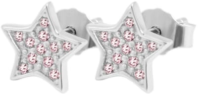 AKZENT Akzent Dames Oorbellen "Stina" van 925 Sterlingzilver, gerhodineerd, duurzaam