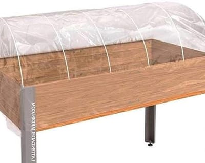 Kweekkas Plastic - Beschermhoes Planten - Planten Kweken - Voor Kweektafel - 153x73x30 cm - Transparant