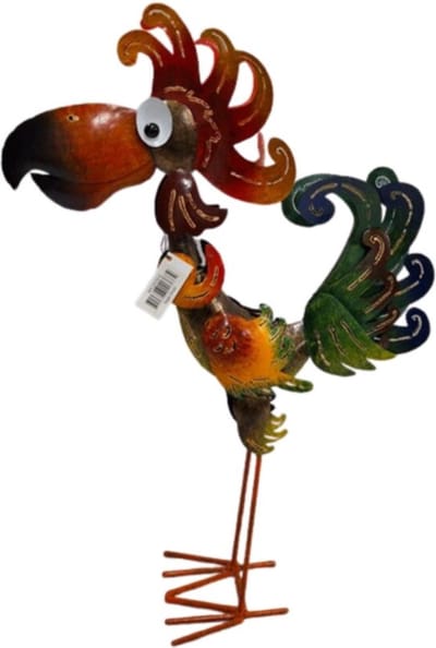 Vogel, Medium, Metaal, Tuinbeeld, Art Bizniz, BW24135M, 78x28x105cm