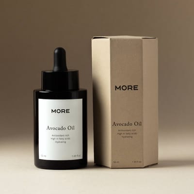 MORE Avocado Olie 50 ml – Voedende Natuurlijke Olie voor Gezicht, Huid & Haar