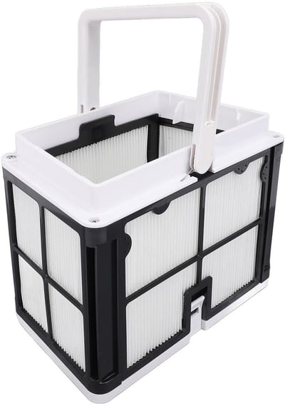 Dailygoods- Filtermand Superfijne Filtratie - Compatibel met Dolphin Robotzwembadreiniger - Stevig ABS-kunststof - Vervanging voor E10/T15 - Verwijdert Haar/Stof/Diatomeeën - Zwembadfilter