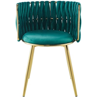 Set van 2 eetkamerstoelen Melly velvet | Underbar