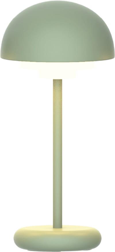 Luxus Europe - Tafellamp Rhodos Groen - Draadloze Tafellamp Buiten - Oplaadbaar - USB-C - Dimbaar - Warm Wit - Waterbestendig