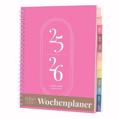 Weekplanner 2025 voor School en Huiswerk, Afsprakenplanner met Notities, Kalender Juli 2025 - Juni 2026, Compact Formaat en Duurzaam Design