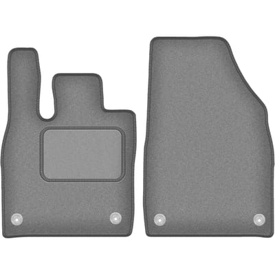 Wielganizator WLG-CARLUX-GRAFIET Serie - Auto Vloermatten Voorkant - VW ID.5 SUV (2022-) - Grafietkleurig - Polypropyleen