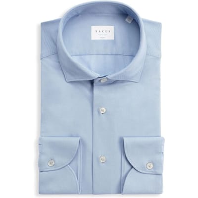 Xacus Active Shirt Lange Mouw Overhemden Blauw Act520ml/11460