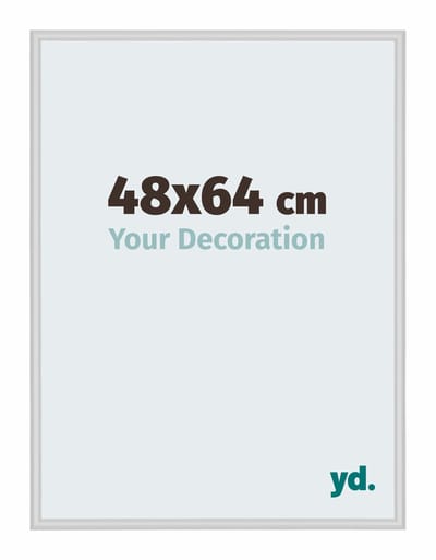 Your Decoration - Fotolijst 48x64 cm - Aluminium - Zilver Mat - Miami
