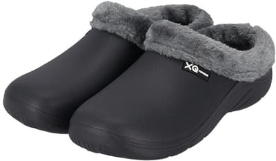 Klompen Heren - Tuinklompen Heren - Gevoerd - Navy - Maat 45 - Clogs - Tuinschoenen