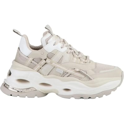 Buffalo Triplet Hollow Sneakers Laag - Beige - Maat 41