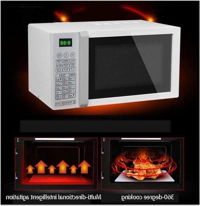 Magnetron Oven - Keuken Apparaat - Snel Eten Bereiden - Digitale Display - 23 Liter Capaciteit - Zilver