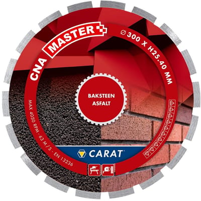 Carat diamantzaagblad nat - 350 x 25.4 mm - CNAB voorbaksteen