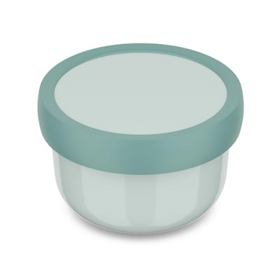 Mepal Fruitbox Campus - 300 ml - Inclusief fruitvorkje - Sluit goed af - Snackdoosje - Cool mint