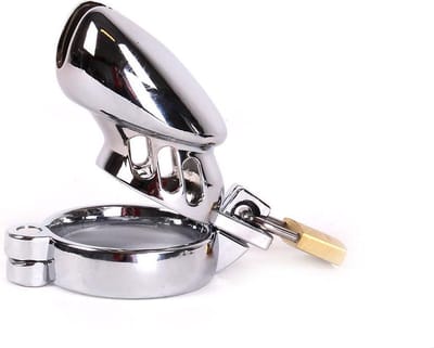 Kiotos - Penis kooi met slot - RVS Chastity Cage - Kuisheidskooi met Slot