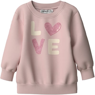 NAME IT - NBFVRILLIE LS SWEAT BOX BRU - Baby - Vesten