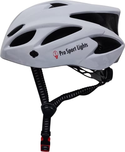 Fietshelm volwassenen Wit - Heren/Dames - Medium 52/58cm