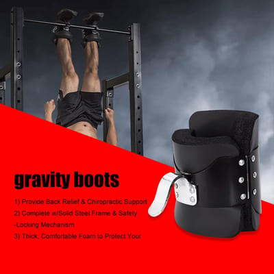 Bottes d'inversion à cadre en acier massif pour entraînement de force et de fitness, neuves