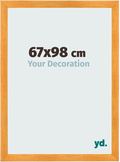 Your Decoration - Fotolijst 67x98 cm - MDF - Oranje - Pisa