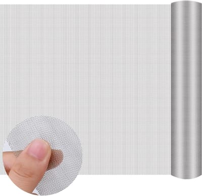 Draadgaas 30 Mesh Filterzeef Blades, RVS Ongediertebestrijding Insecten Gaas voor Ventilatie, Ramen en Tuin (30x150cm)