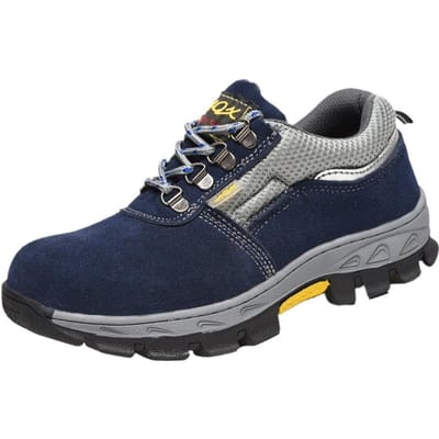 Chaussures d'assurance travail Hommes Anti-écrasement et Anti-perforation Résistantes à l'usure et Antidérapantes Mode Chaussures de sécurité Protectrices 45