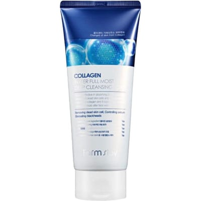 FARM STAY Collageen Pure Reinigingsschuim 180ml (3 Opties) 1pcs white