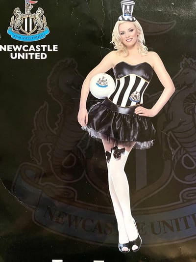 Smiffy’s - Seriously fun - Newcastle united - Toon Totty - Verkleedkostuum - Maat XS - 32/34 - Verkleden - Carnaval