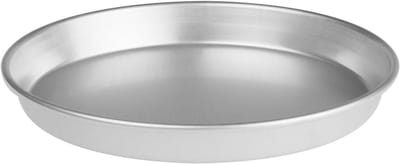 Pizza Bakvorm - Aluminium Pan - Knapperige Pizza Bakken - Uitstekende Warmtegeleiding - 34 cm Diameter - Aluminium