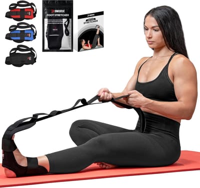 Yogaband Fascia Stretcher - Yogaband - Yogaband Fascia Stretcher Kuitstretcher & Voetstretcher voor Fasciitis Plantaris Spierspanning Enkelblessure - Oefeningslus voor het strekken van de beenspieren