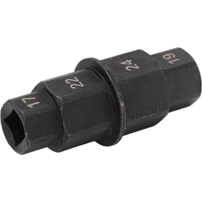 Motorfiets Voor Achterwiel As Zeskant As Aandrijfdoppensleutel 17192224mm Chroom Vanadium Staal gray